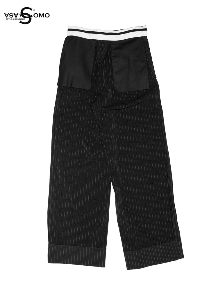 Inverted Vertical Striped Pant