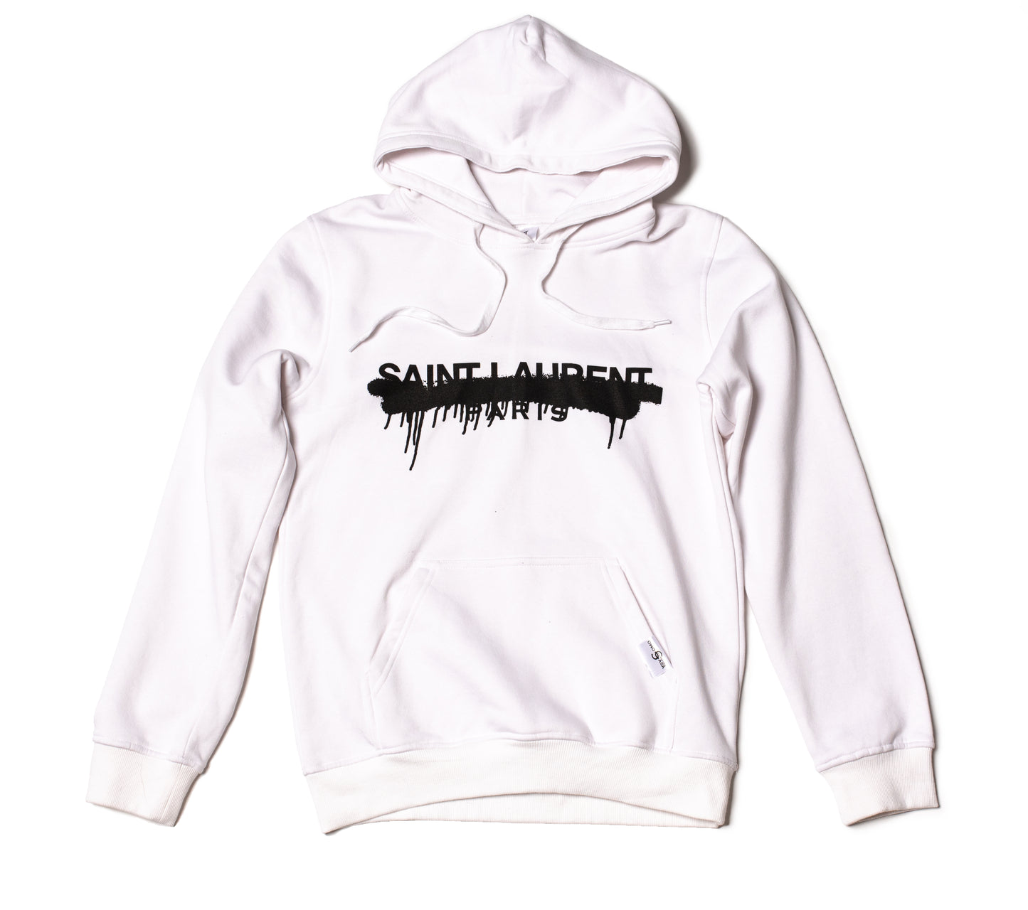 Hoodie w/  Print " SAINT LAURENT"