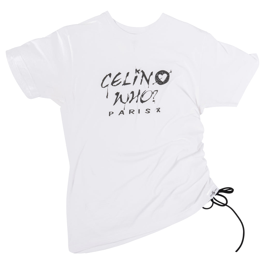 Celin who ?self-tie side-seam tee shirt – Casa Como and Design All Rights  Reserved