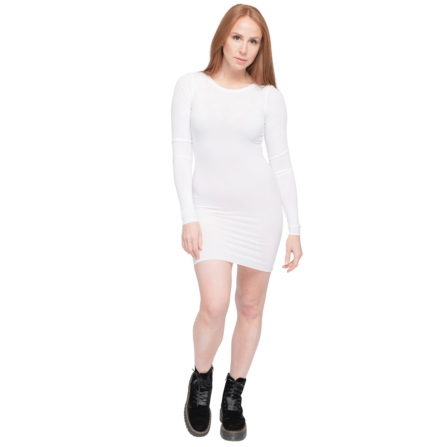 White Frill Dress - casacomostyle
